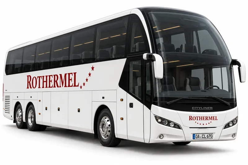 NEOPLAN Cityliner C, Modellillustration in Rothermel-Gestaltung