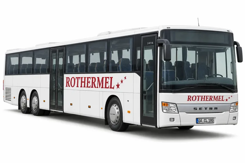 Setra S 417 UL, Modellillustration in Rothermel-Gestaltung