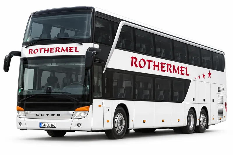 Setra S 431 DT, Modellillustration in Rothermel-Gestaltung