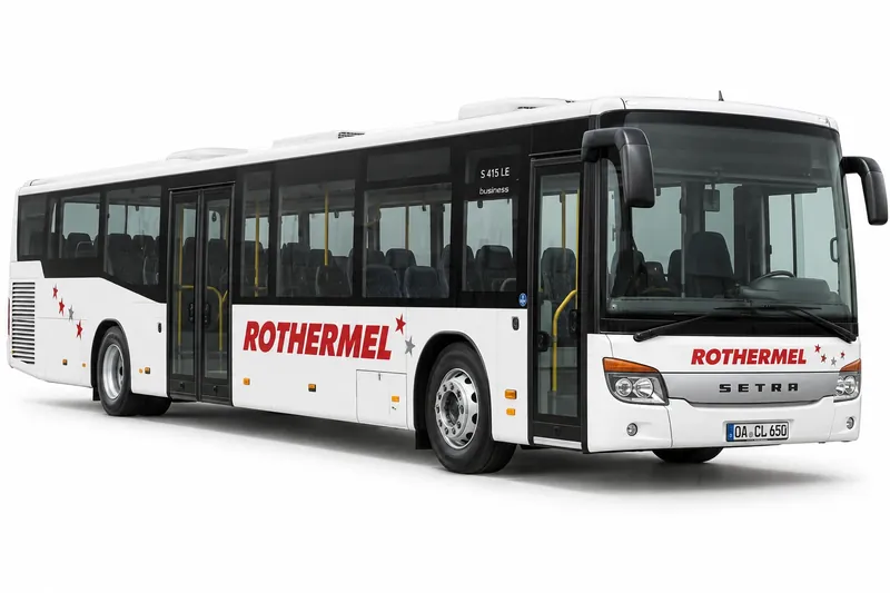 Setra S 415 LE business, Modellillustration in Rothermel-Gestaltung